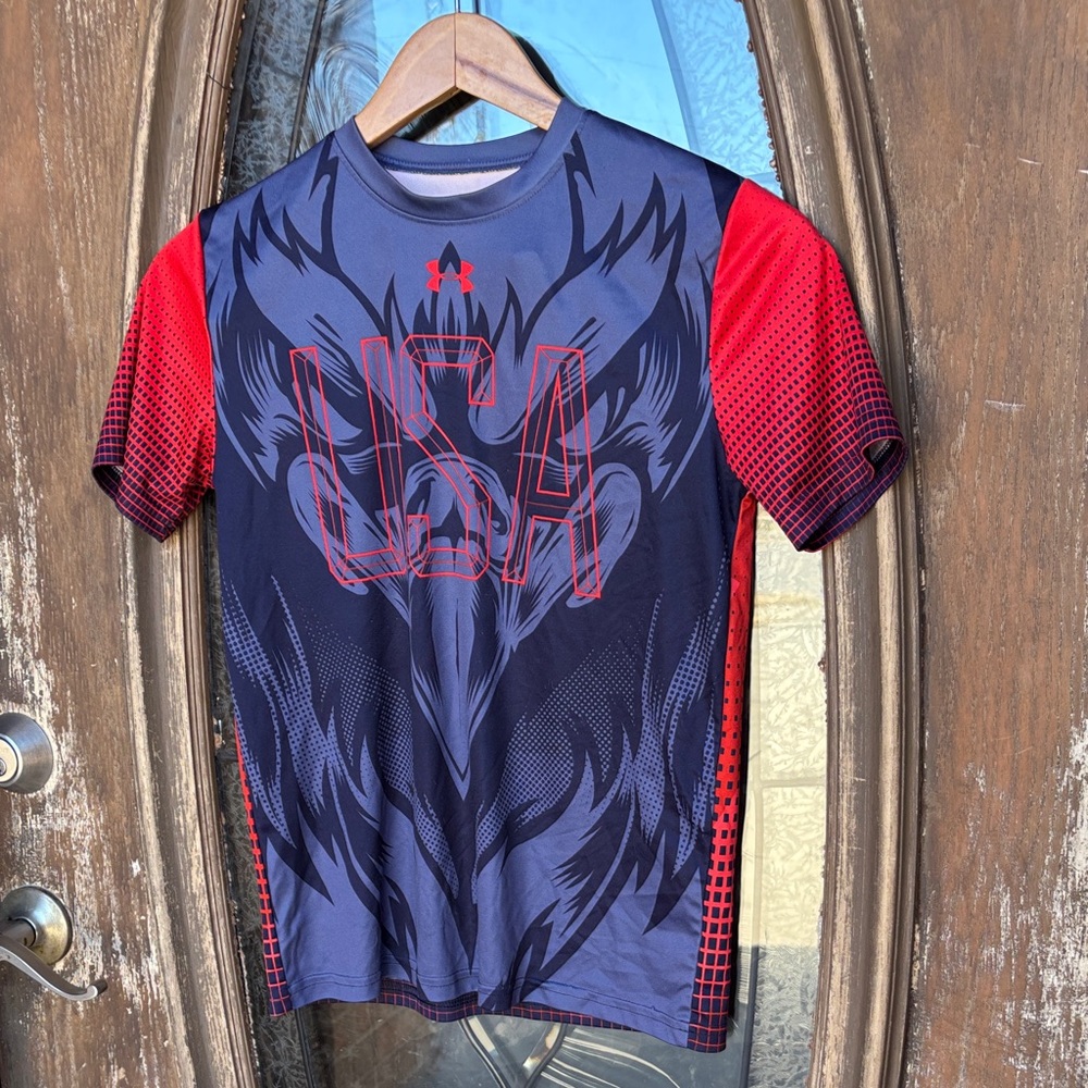 Under Armour USA Drifit Jersey! Youth 10-12